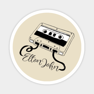 Elton John - Limitied Cassette Magnet